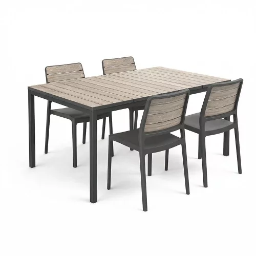 Porto Nova 160 4+1 kerti bútor garnitúra szett