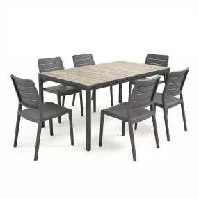 Porto Nova Prime 160 6+1 kerti bútor garnitúra szett