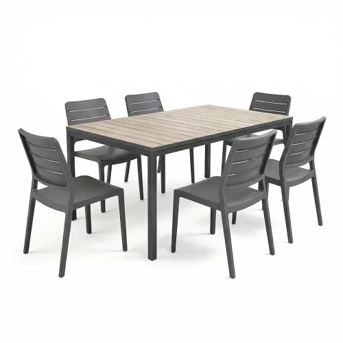 Porto Nova Prime 160 6+1 kerti bútor garnitúra szett