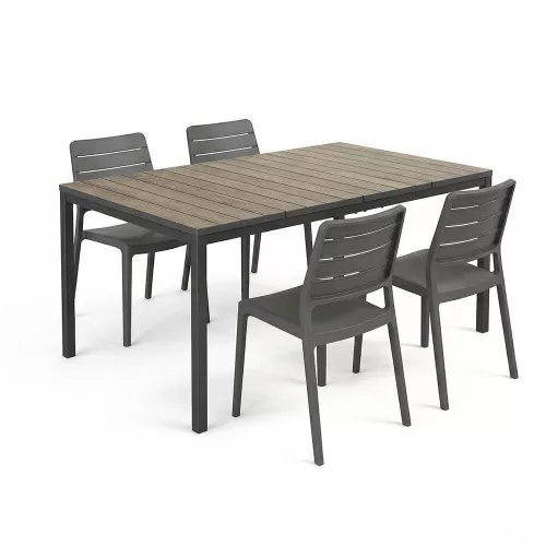 Porto Nova Prime 160 4+1 kerti bútor garnitúra szett