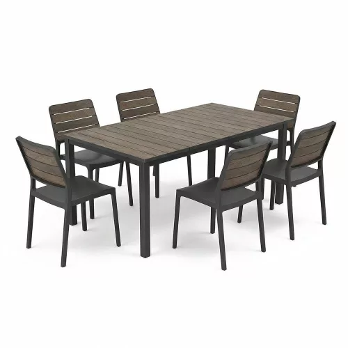 Porto Nova 160 6+1 kerti bútor garnitúra szett