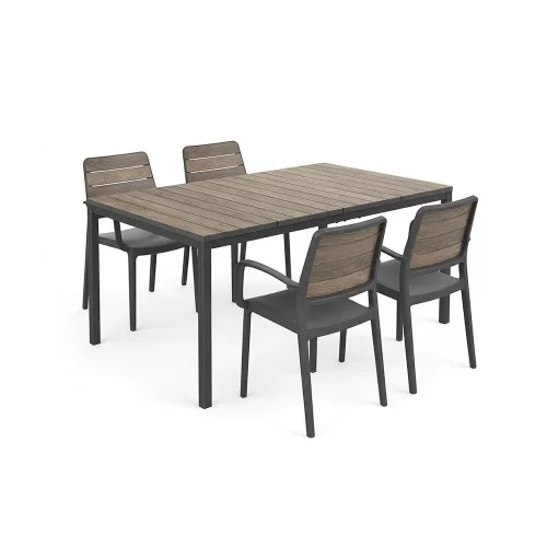 Porto Nova 160 4+1 kartámaszos kerti bútor garnitúra szett