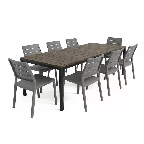 Porto Nova Prime 200 8+1 kerti bútor garnitúra szett