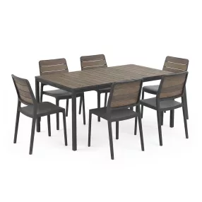 Porto Nova 200 6+1 kerti bútor garnitúra szett