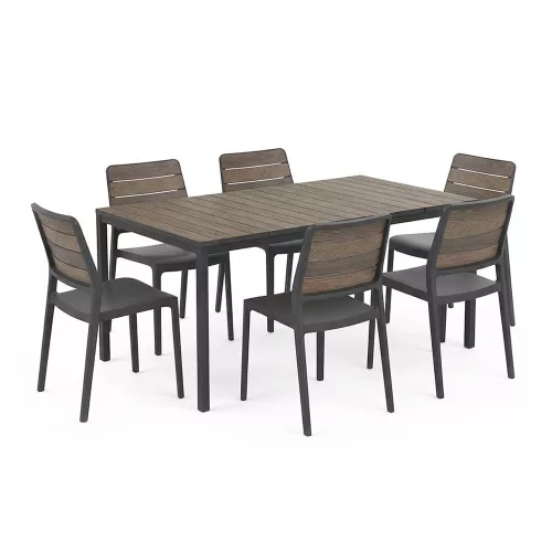 Porto Nova 200 6+1 kerti bútor garnitúra szett