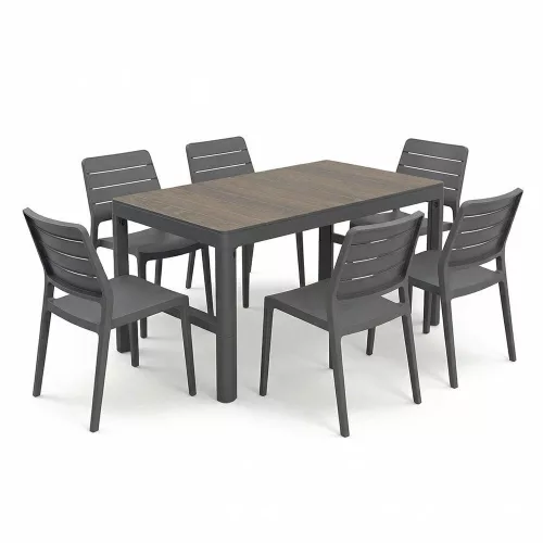 Deco Lyon Prime 6+1 kerti bútor garnitúra szett