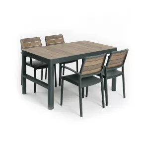 Deco Lyon 4+1 kartámaszos kerti bútor garnitúra szett