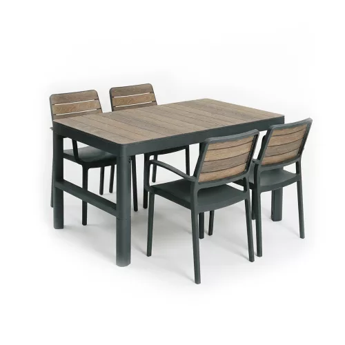 Deco Lyon 4+1 kartámaszos kerti bútor garnitúra szett