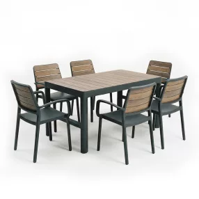 Deco Lyon 6+1 kartámaszos kerti bútor garnitúra szett