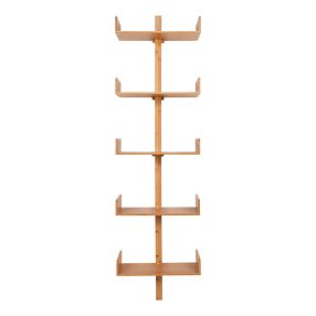 Villa polc bambusz, natúr, 50x180 cm