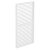 LUXE Lamellás oldalpanel (R) 123x218cm 4 m-ig fehér