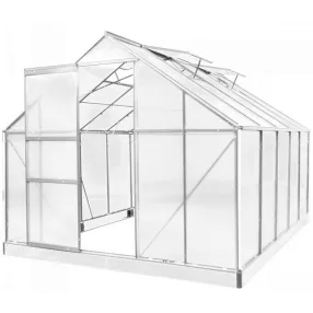 Polikarbonát üvegház 250 x 310 x 124/205 cm