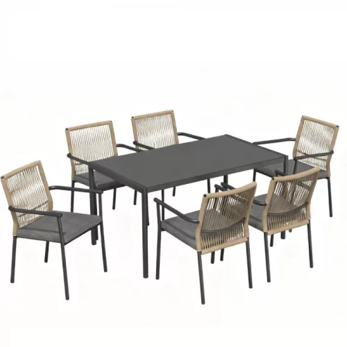 Vence 6 személyes kerti bútor garnitúra