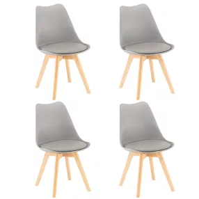 Silla étkezőszék 4 db szürke színben