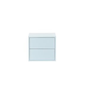 Boxie 2 fiókos fali szekrény 40x40x37 cm kék