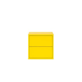 Boxie 2 fiókos fali szekrény 40x40x37 cm sárga