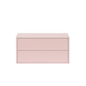 Boxie 2 fiókos fali szekrény 40x80x37 cm pink