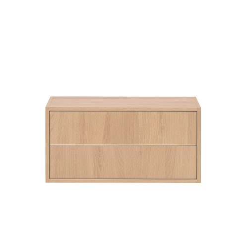 Boxie 2 fiókos fali szekrény 40x80x37 cm sonoma tölgy