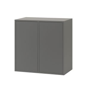 Boxie 2 ajtós fali szekrény 80x80x37 cm antracit