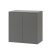 Boxie 2 ajtós fali szekrény 80x80x37 cm antracit