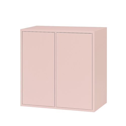 Boxie 2 ajtós fali szekrény 80x80x37 cm pink