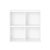 Boxie nyitott fali szekrény 80x80x37 cm fehér