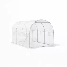 Fóliasátor 200x200x300 cm erősített vázzal+fólia