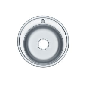 Teur kerek egy medencés rozsdamentes mosogató