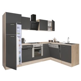   Yorki 280 sarok konyhabútor felülfagyasztós hűtős kivitelben