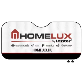 Homelux autós napfényvédő fehér-ezüst