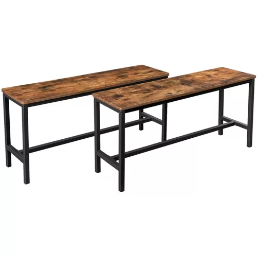 Konyhai ülőpad 2db, rusztikus barna 108x33x50cm