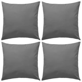 4 db szürke kültéri párna 45 x 45 cm