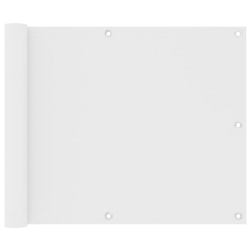  fehér oxford-szövet erkélyparaván 75 x 300 cm