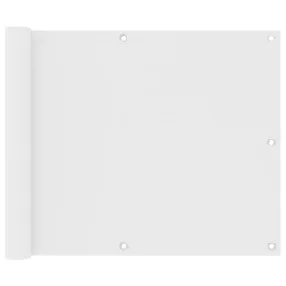 fehér oxford-szövet erkélyparaván 75 x 400 cm