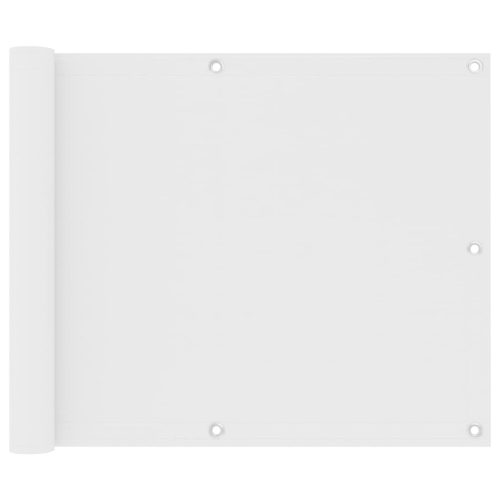  fehér oxford-szövet erkélyparaván 75 x 400 cm