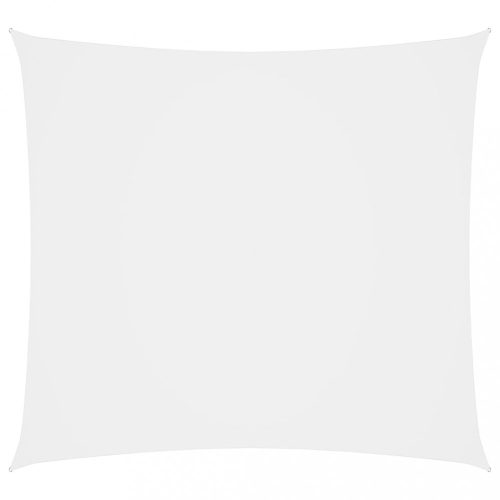 fehér négyzet alakú oxford-szövet napvitorla 3,6 x 3,6 m