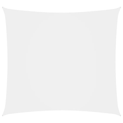 fehér négyzet alakú oxford-szövet napvitorla 6 x 6 m