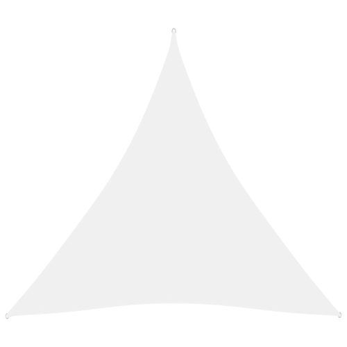 fehér háromszögű oxford-szövet napvitorla 3 x 3 x 3 m