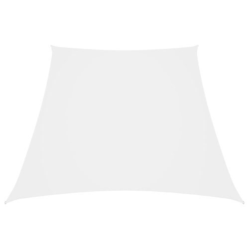  fehér trapéz alakú oxford-szövet napvitorla 2/4 x 3 m