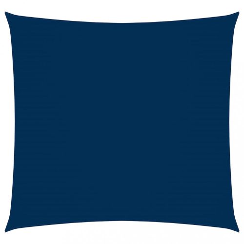 kék négyzet alakú oxford-szövet napvitorla 3,6 x 3,6 m