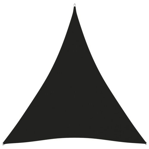 fekete háromszögű oxford-szövet napvitorla 4 x 5 x 5 m