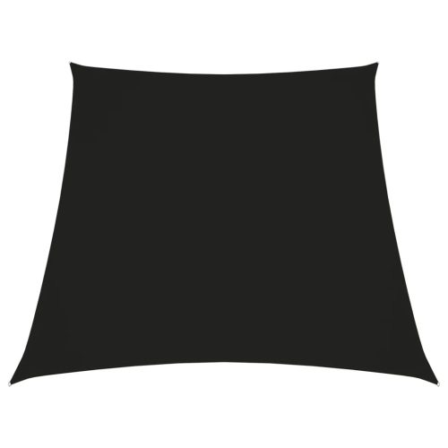  fekete trapéz alakú oxford-szövet napvitorla 3/5 x 4 m
