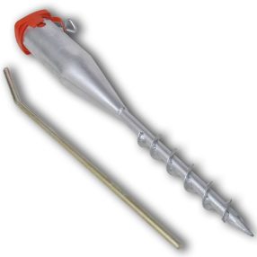 horganyzott acél napernyőtartó 55 cm