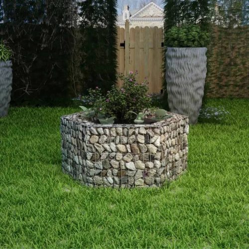 hatszögletű gabion magaságyás 100 x 90 x 50 cm