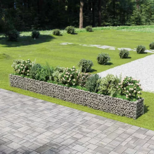 horganyzott acél gabion magaságyás 540 x 50 x 50 cm