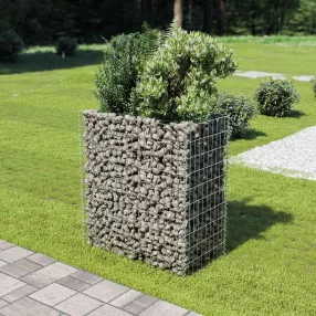 horganyzott acél gabion magaságyás 90 x 50 x 100 cm