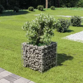 horganyzott acél gabion magaságyás 50 x 50 x 50 cm