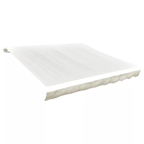 vidaXL krémszínű vászon napellenző tető 4,5 x 3 m