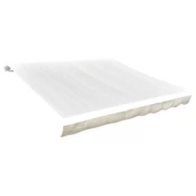 vidaXL krémszínű vászon napellenző tető 5 x 3 m
