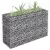 horganyzott acél gabion magaságyás 90 x 30 x 60 cm